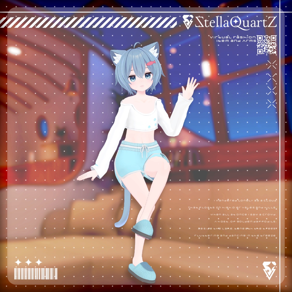 【オリジナル3Dモデル】CozyNap【RoomWear】