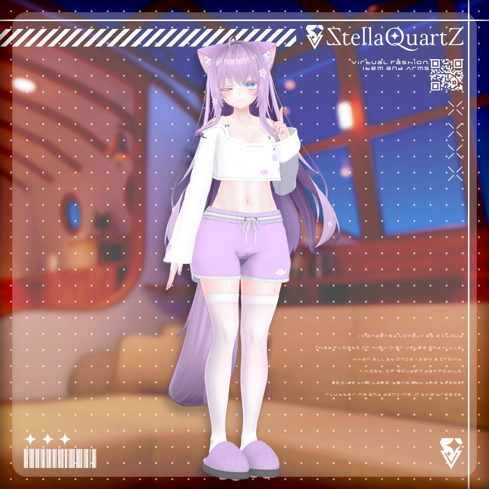 【オリジナル3Dモデル】CozyNap【RoomWear】