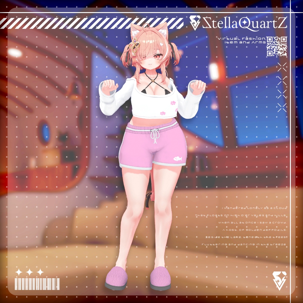 【オリジナル3Dモデル】CozyNap【RoomWear】