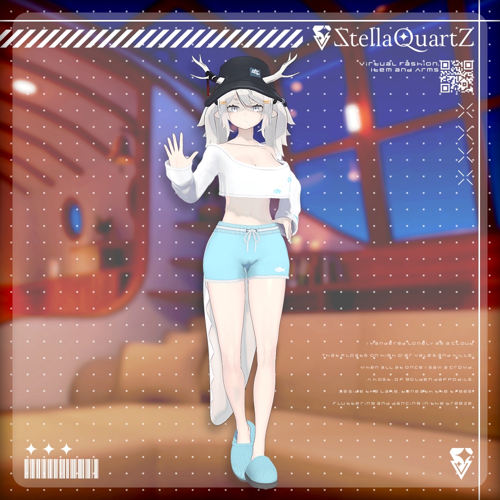 【オリジナル3Dモデル】CozyNap【RoomWear】