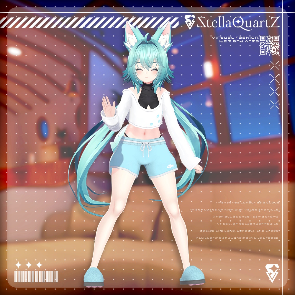 【オリジナル3Dモデル】CozyNap【RoomWear】