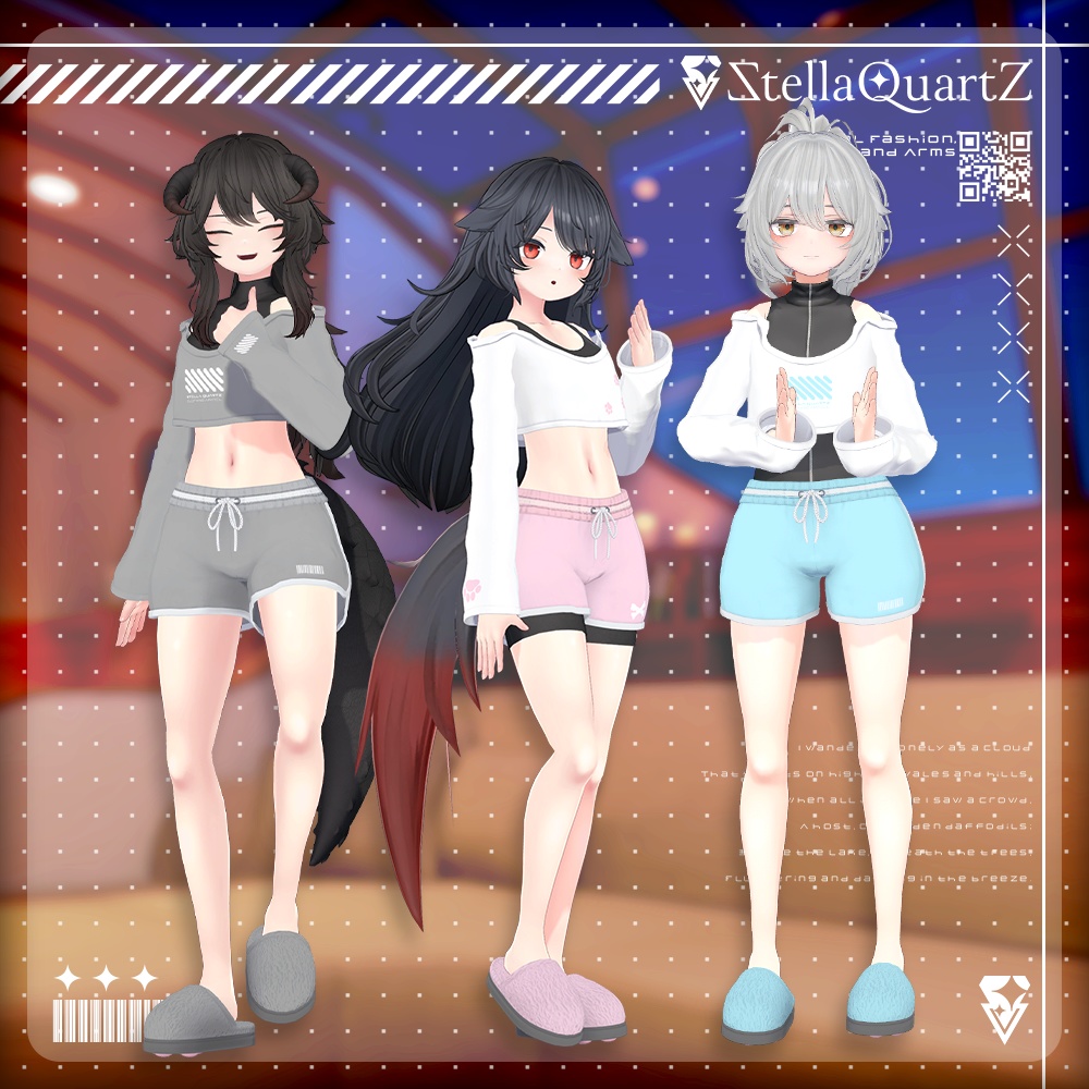 【オリジナル3Dモデル】CozyNap【RoomWear】