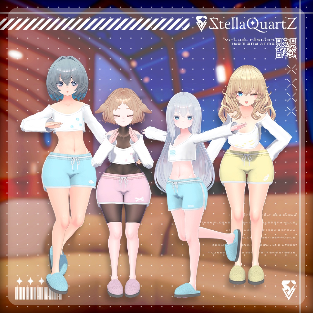 【オリジナル3Dモデル】CozyNap【RoomWear】