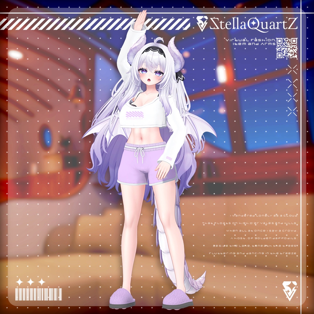 【オリジナル3Dモデル】CozyNap【RoomWear】