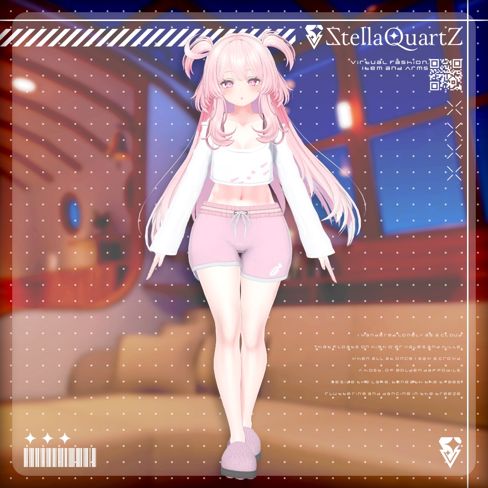 【オリジナル3Dモデル】CozyNap【RoomWear】