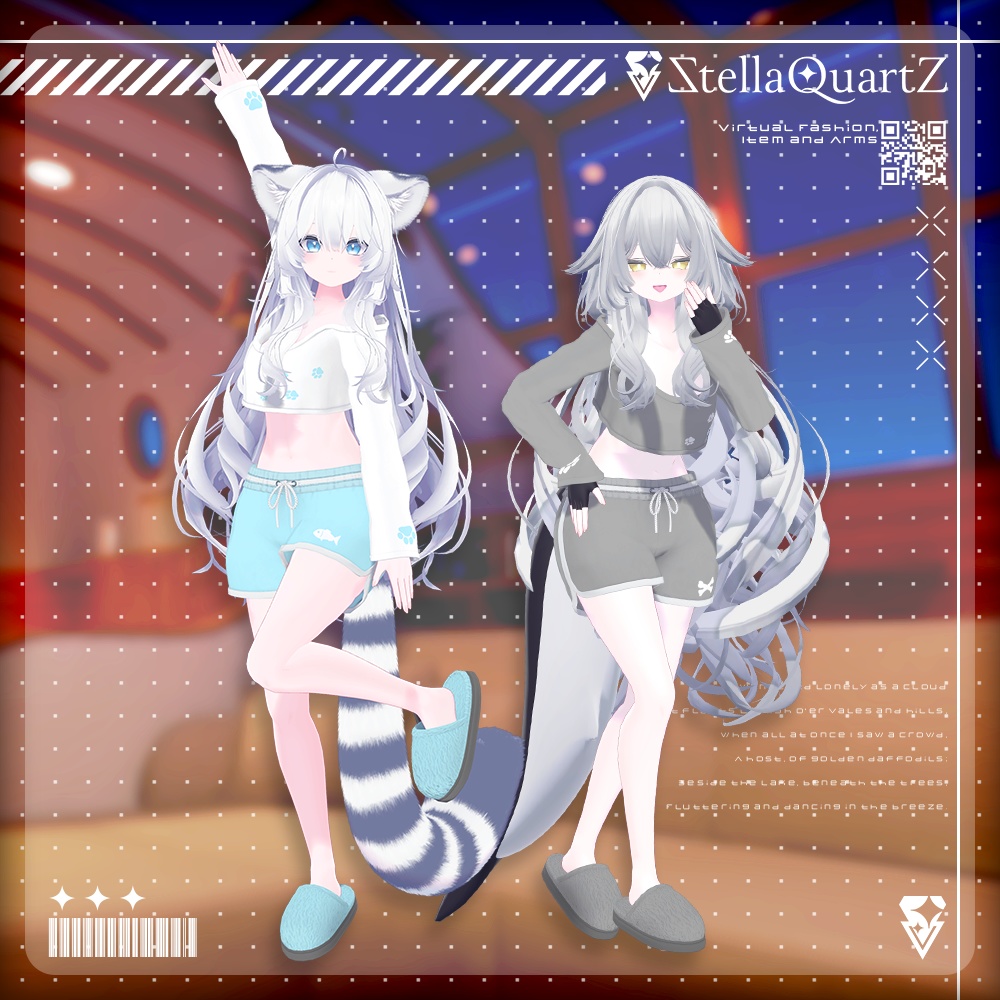 【オリジナル3Dモデル】CozyNap【RoomWear】