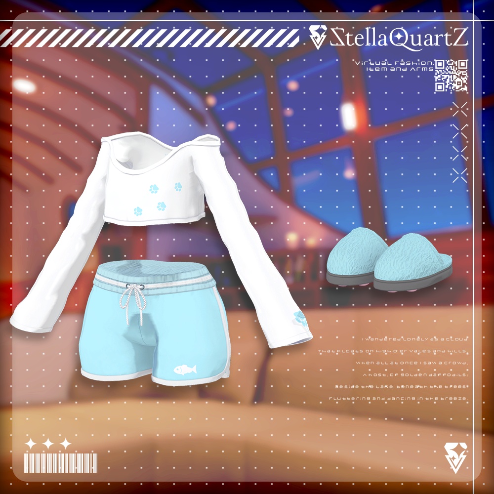 【オリジナル3Dモデル】CozyNap【RoomWear】