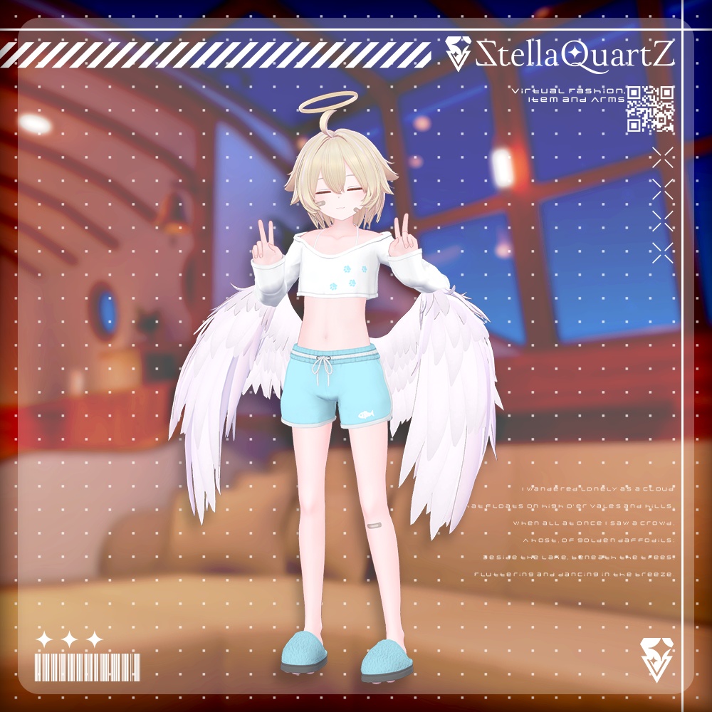 【オリジナル3Dモデル】CozyNap【RoomWear】