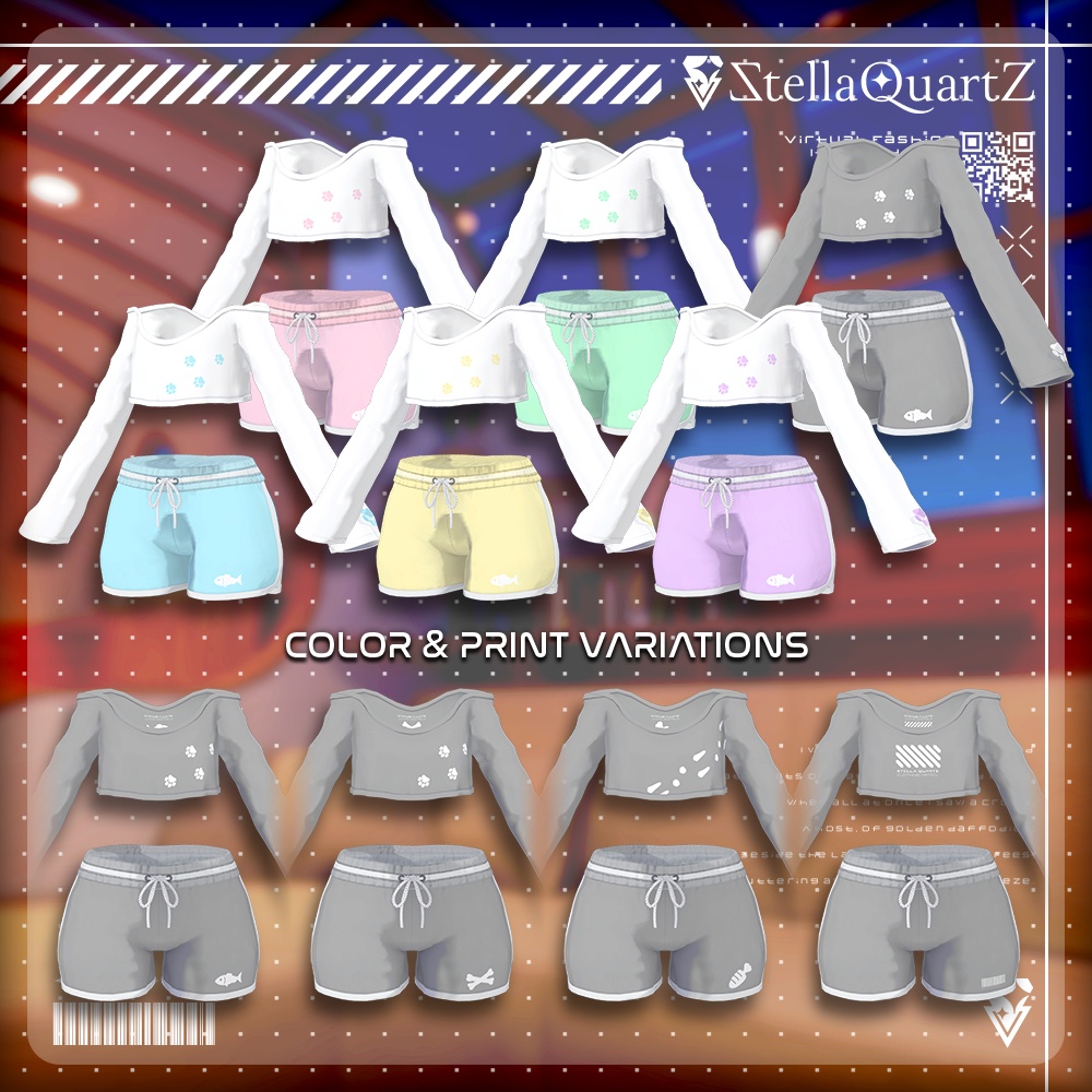 【オリジナル3Dモデル】CozyNap【RoomWear】