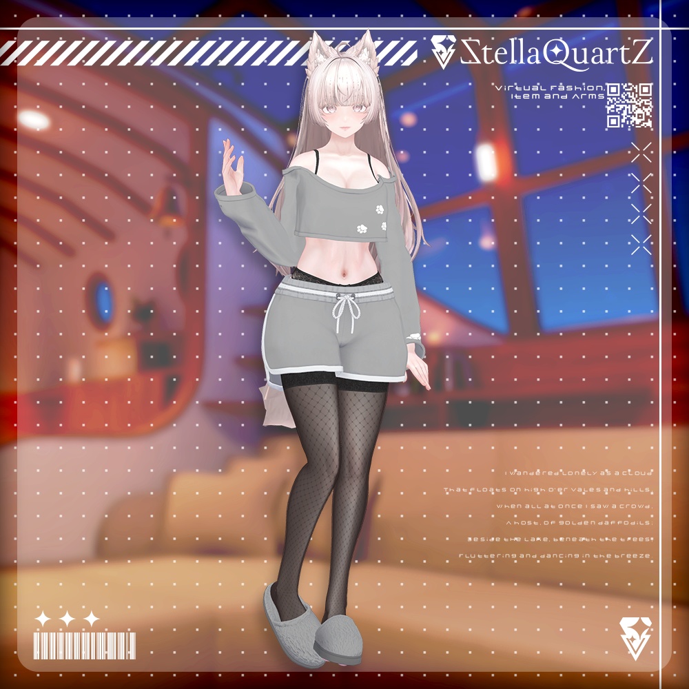 【オリジナル3Dモデル】CozyNap【RoomWear】