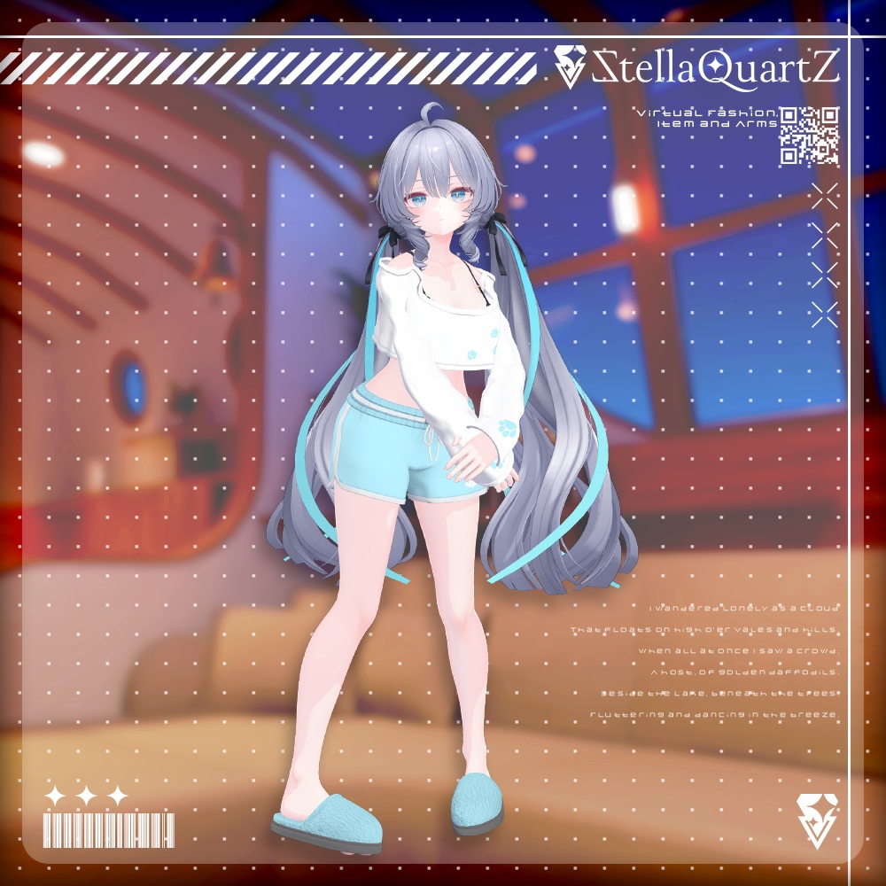 【オリジナル3Dモデル】CozyNap【RoomWear】