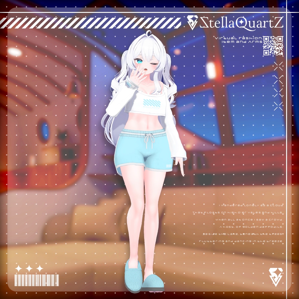 【オリジナル3Dモデル】CozyNap【RoomWear】