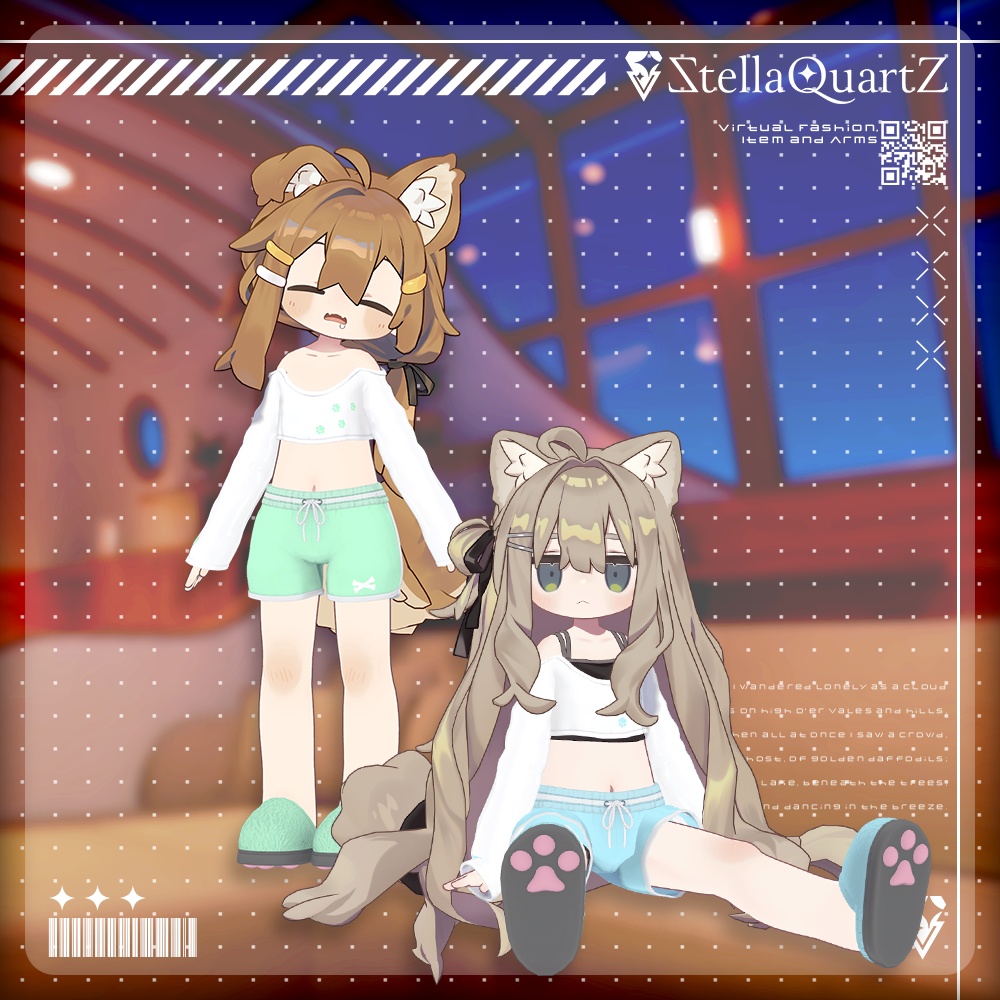 【オリジナル3Dモデル】CozyNap【RoomWear】