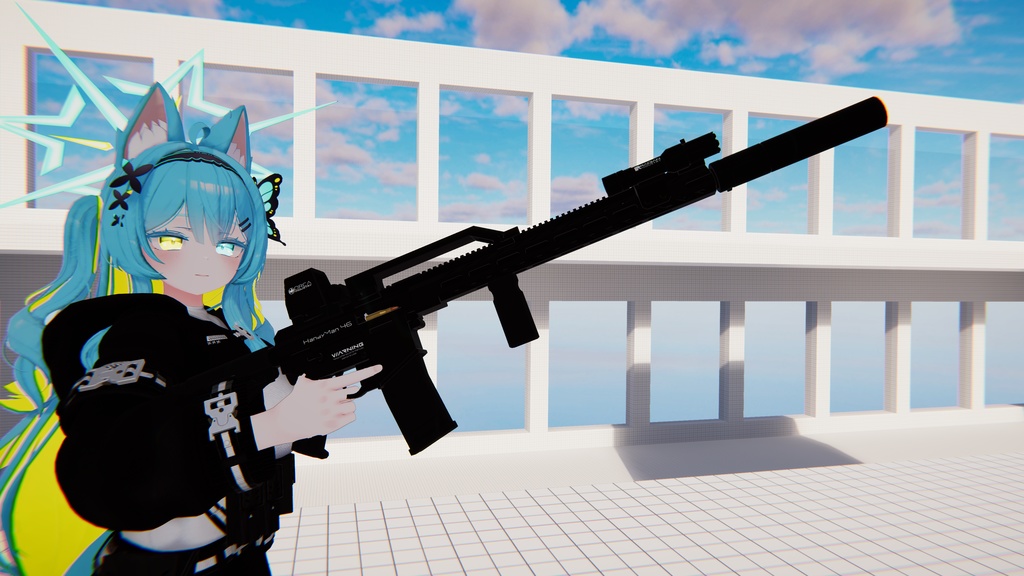 【ギミック付き3Dモデル】Handy Man46‐ハンディマン46‐【アサルトライフル】