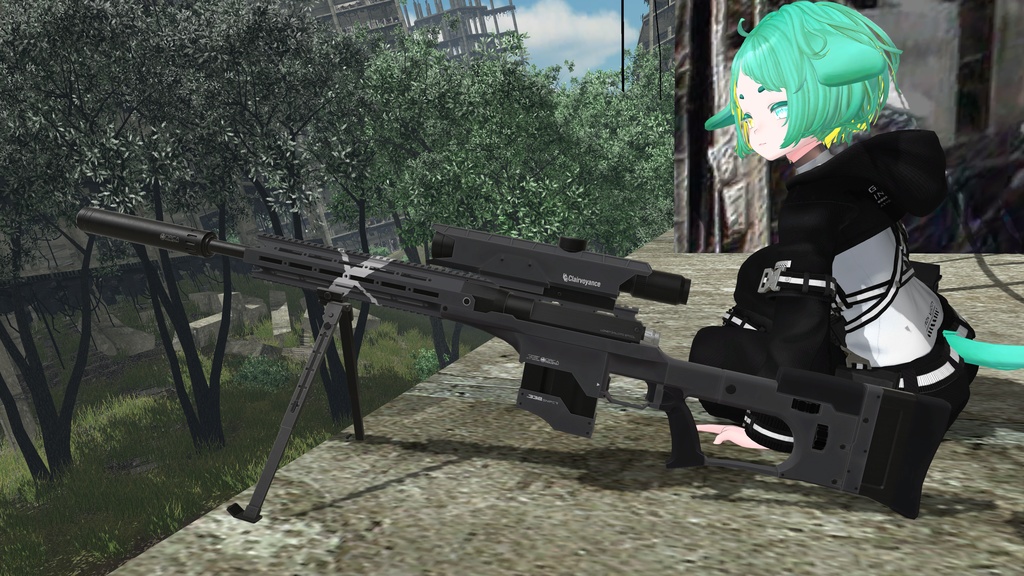 【ギミック付き3Dモデル】Altair-アルタイル-【ボルトアクションスナイパーライフル】