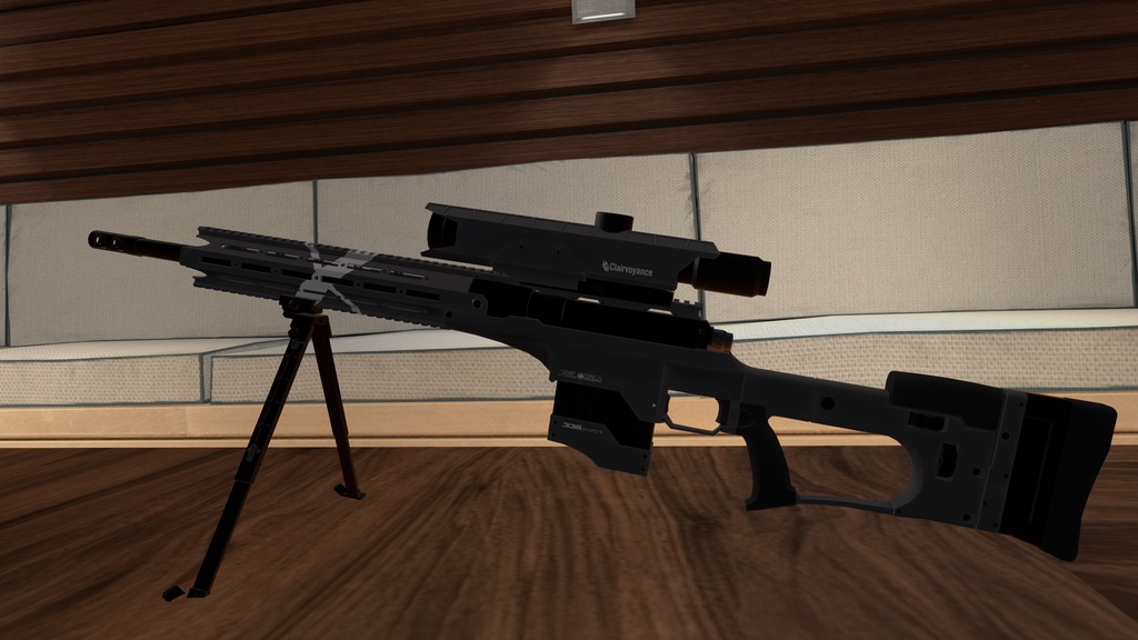 【ギミック付き3Dモデル】Altair-アルタイル-【ボルトアクションスナイパーライフル】