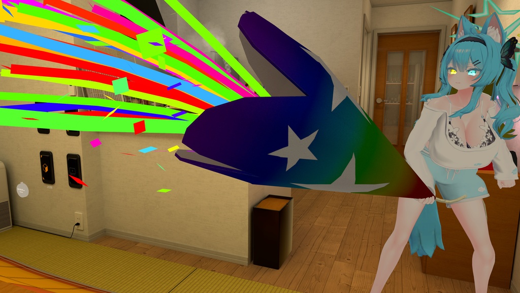 【オリジナル3Dモデル】PopperGun&MegaPopper【クラッカーセット】