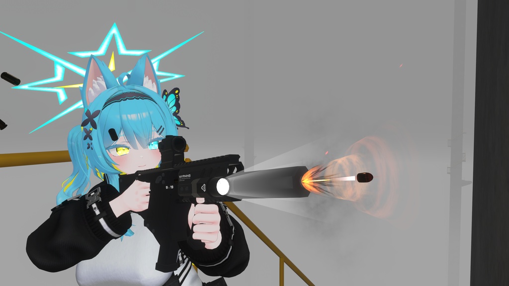 【ギミック付き3Dモデル】Pleiades-プレアデス-【サブマシンガン】