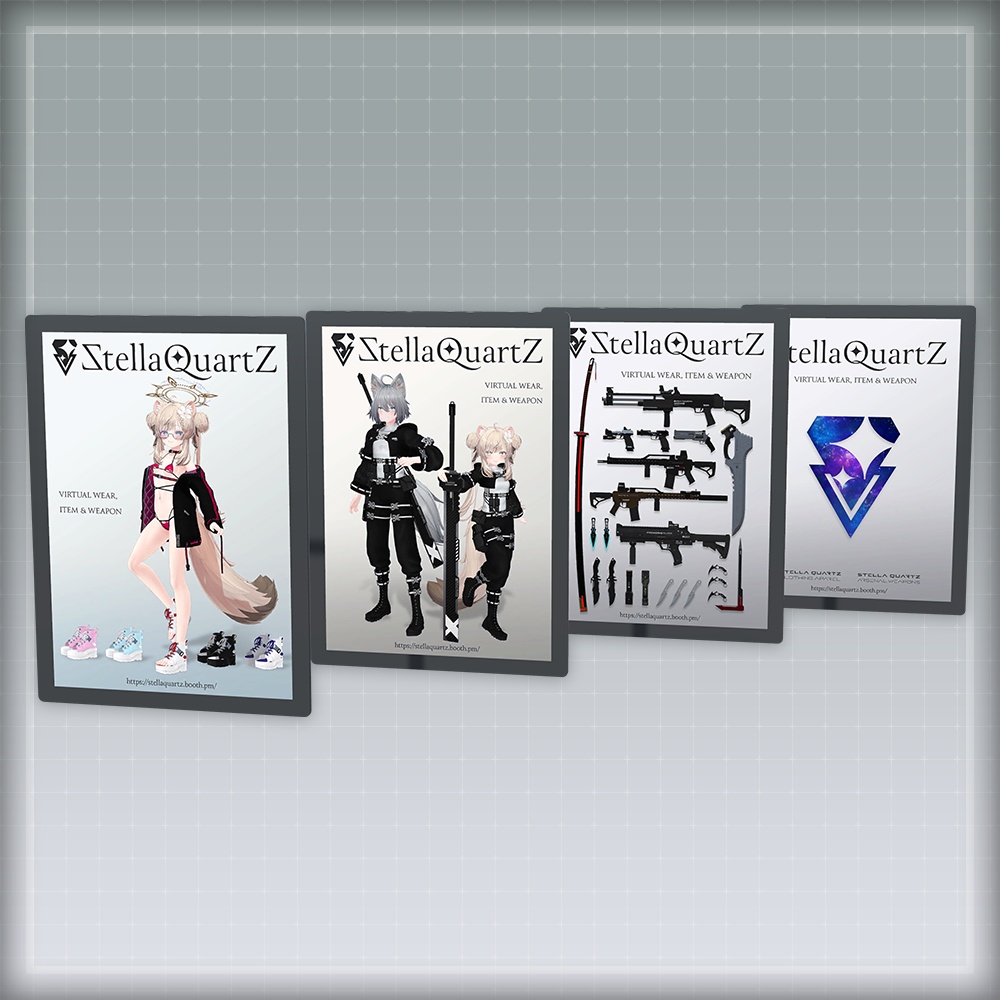 【オリジナル3Dモデル】Stella Quartz PosterModel【ポスター】