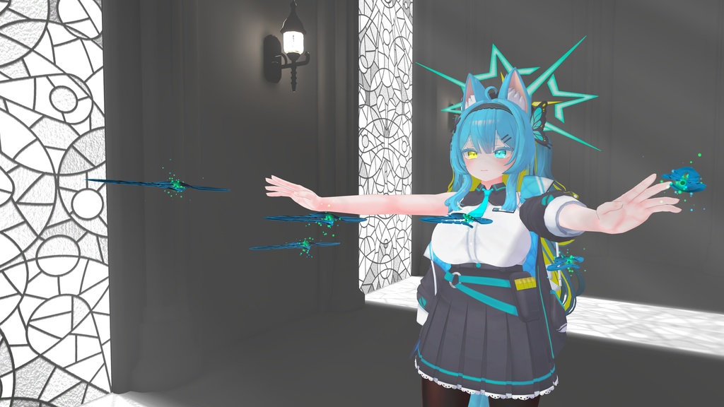 【オリジナル3Dモデル】裂星の短剣【投げナイフ】