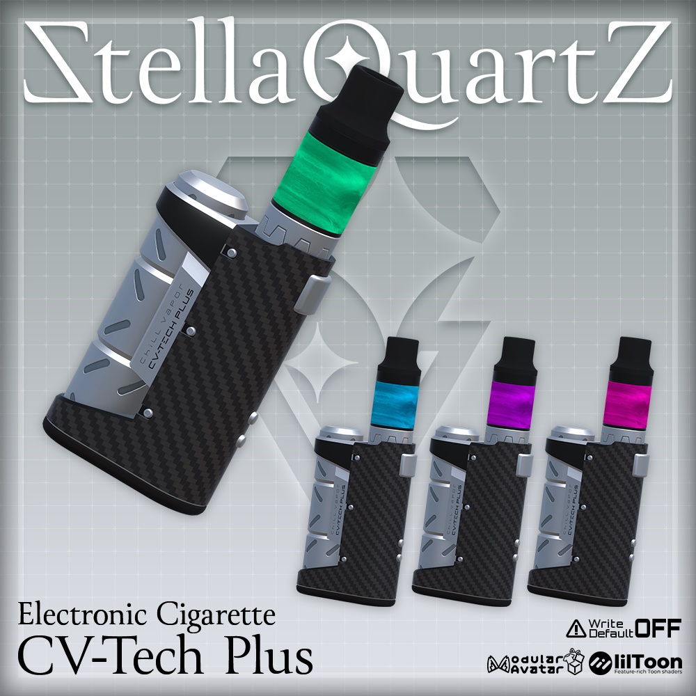 【オリジナル3Dモデル】CV-Tech Plus【Vape】