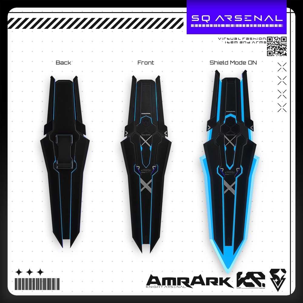 【オリジナル3Dモデル】Qliphotect‐クリフォテクト‐ 【フォースシールド】