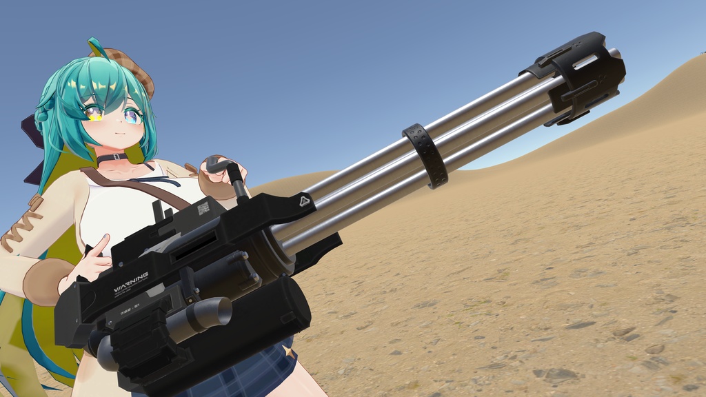 【ギミック付き3Dモデル】RhinoStorm-ライノストーム-【ミニガン】