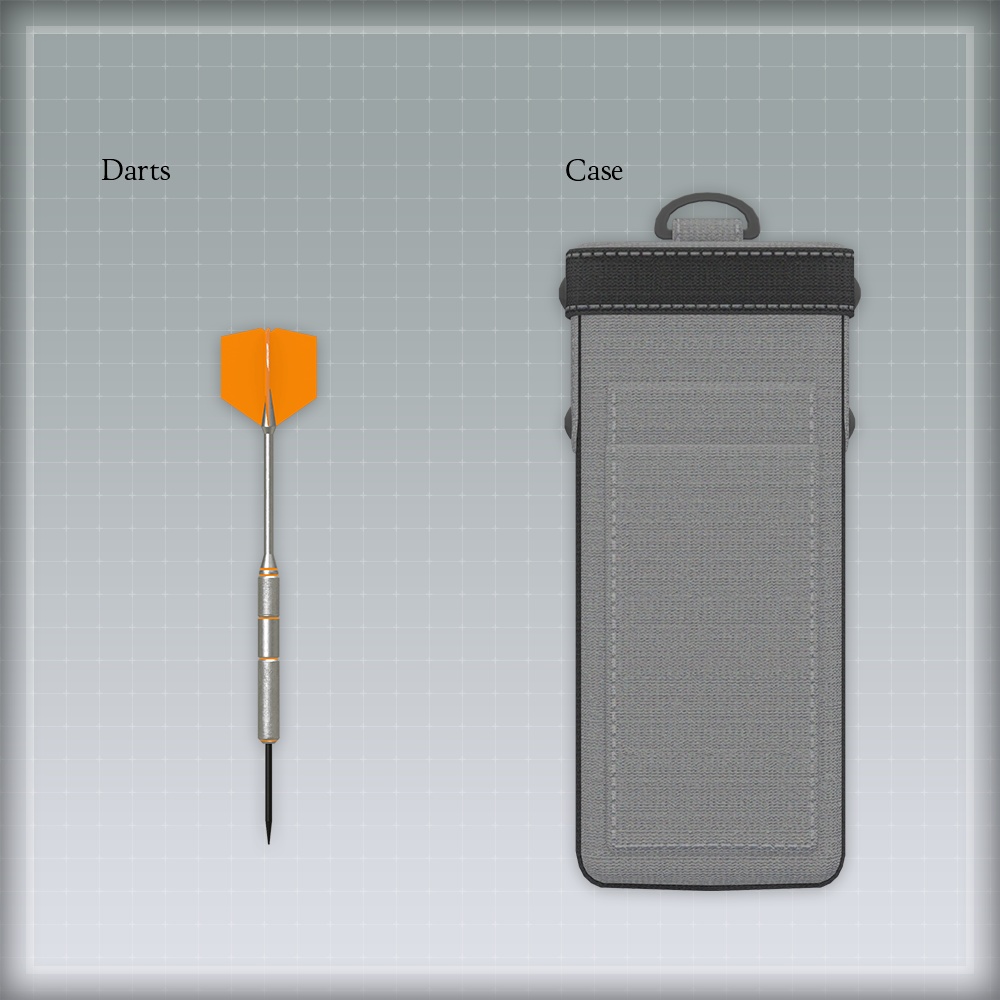 【ギミック付き3Dモデル】ThrowingDarts【ダーツ】