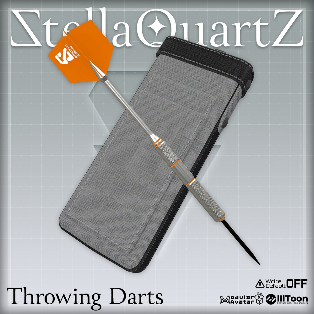 【ギミック付き3Dモデル】ThrowingDarts【ダーツ】