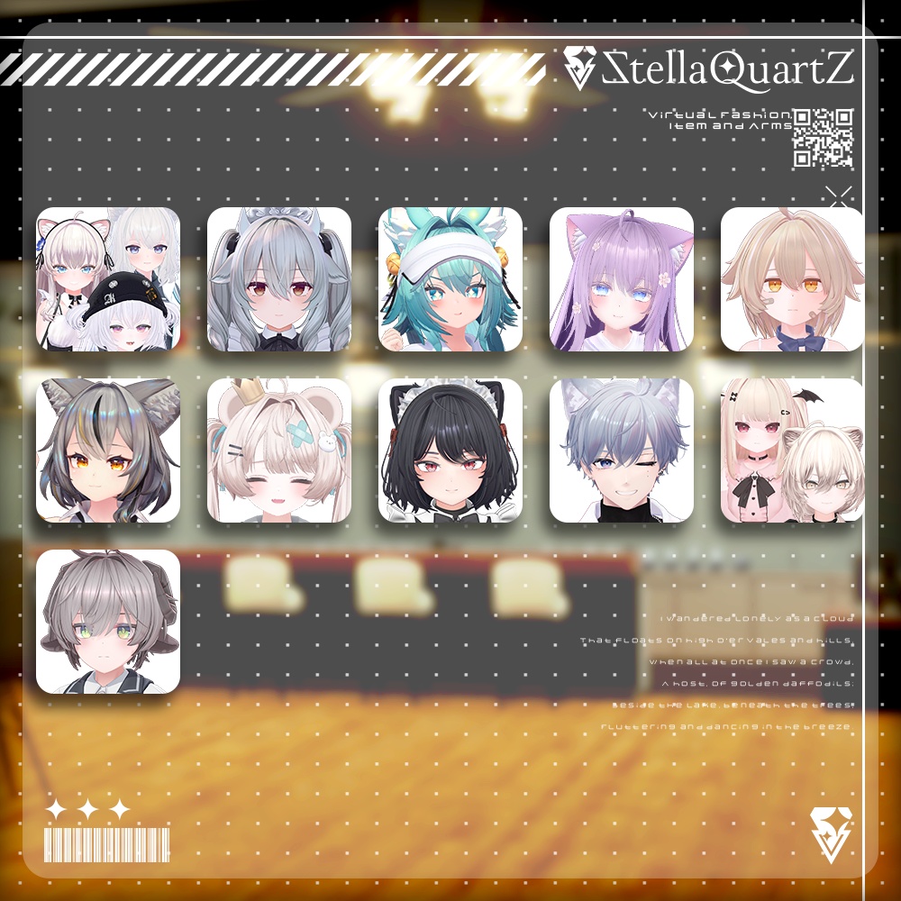 【アバター向け衣装3Dモデル】AromeisterApron-アロマイスタエプロン-【Apron&Suit】