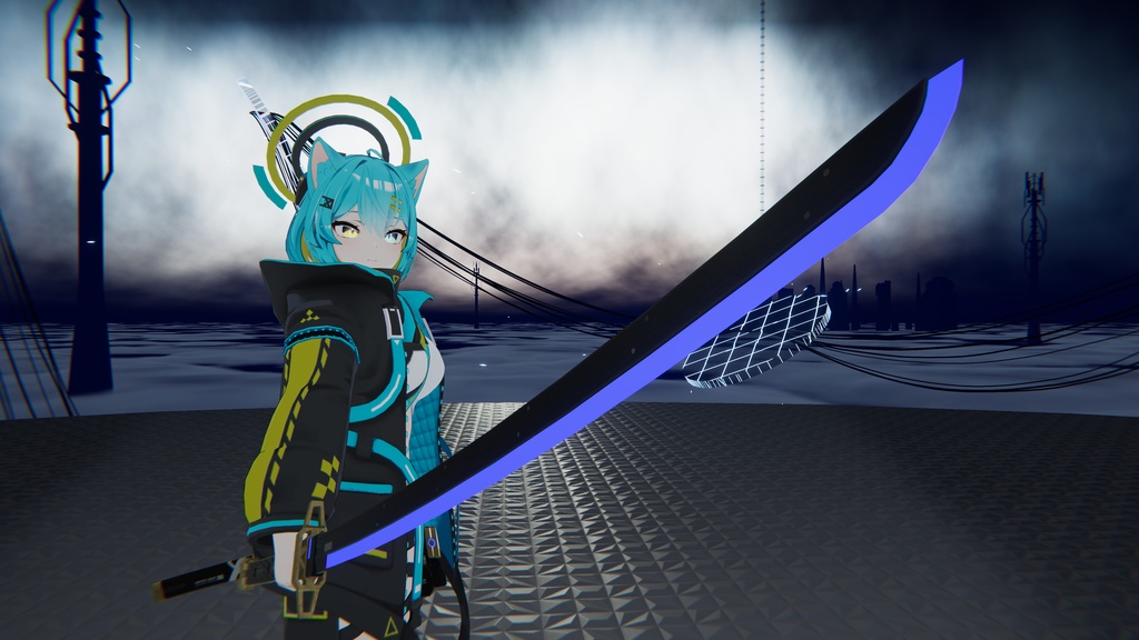 【ギミック付き3Dモデル】絶空-ゼックウ-【カタナ】