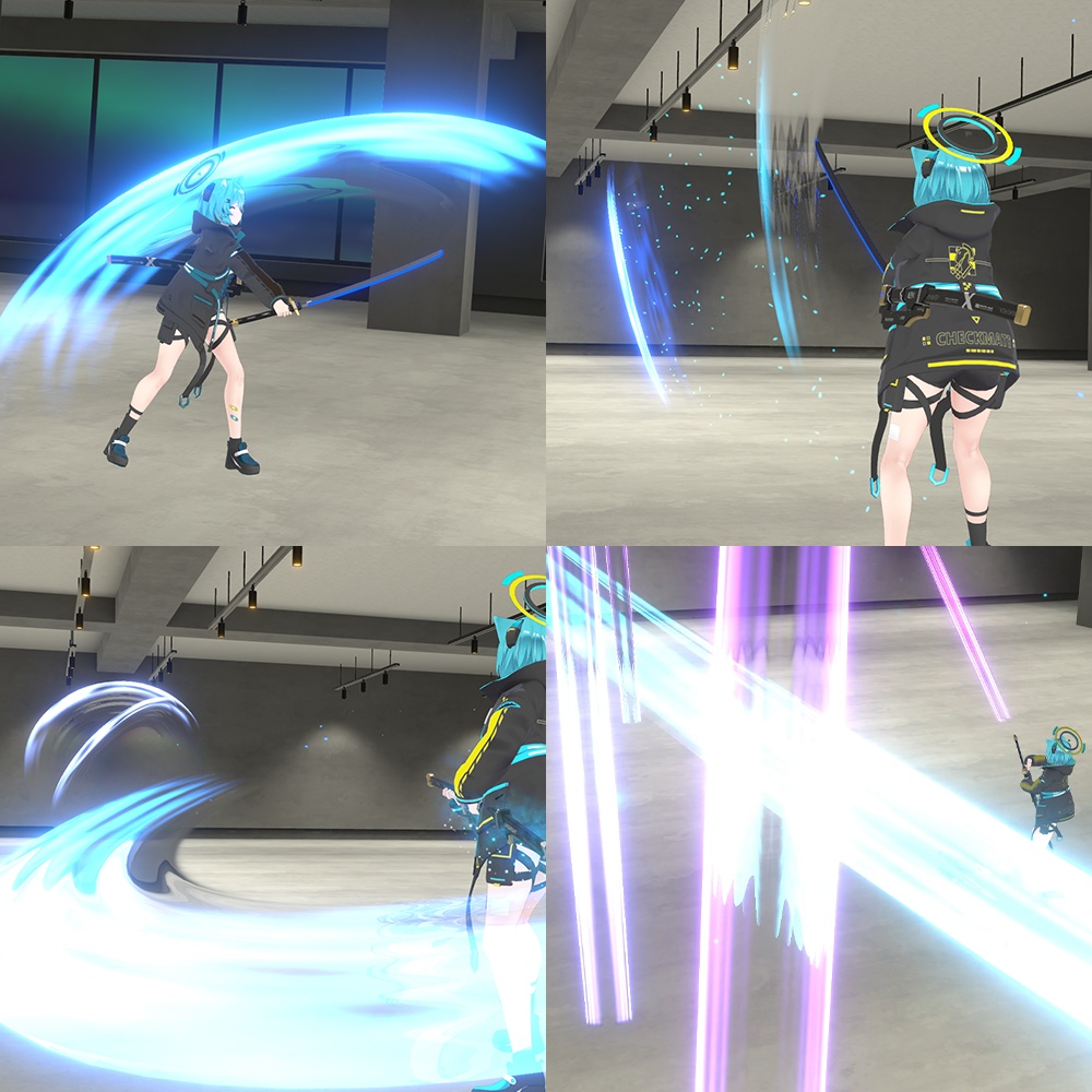 【ギミック付き3Dモデル】絶空-ゼックウ-【カタナ】