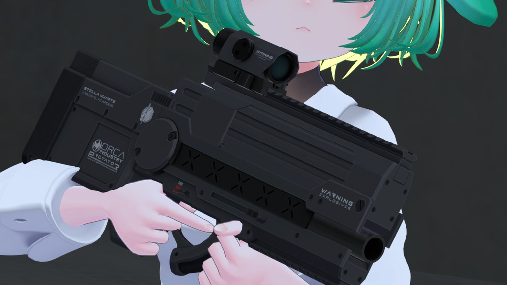 【ギミック付き3Dモデル】Protator-プロテーター- 【連発式グレネードランチャー】