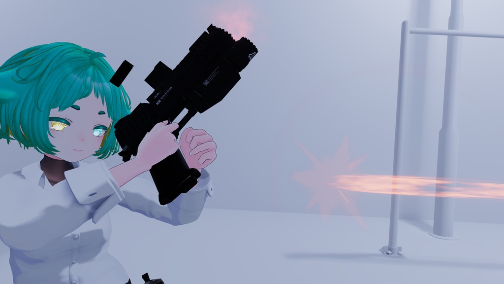 【ギミック付き3Dモデル】OggdoBorne-オグドボーン-【大型ハンドガン】