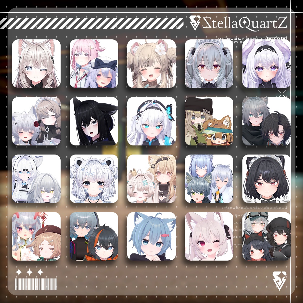 【アバター向け衣装3Dモデル】BRISK Street Style -ブリスクストリートスタイル-【スキニーパンツ&パーカー】