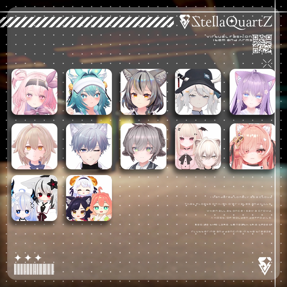 【アバター向け衣装3Dモデル】BRISK Street Style -ブリスクストリートスタイル-【スキニーパンツ&パーカー】