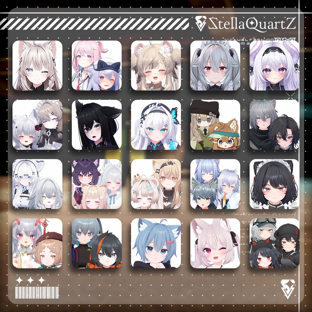 【アバター向け衣装3Dモデル】BRISK Street Style -ブリスクストリートスタイル-【スキニーパンツ&パーカー】