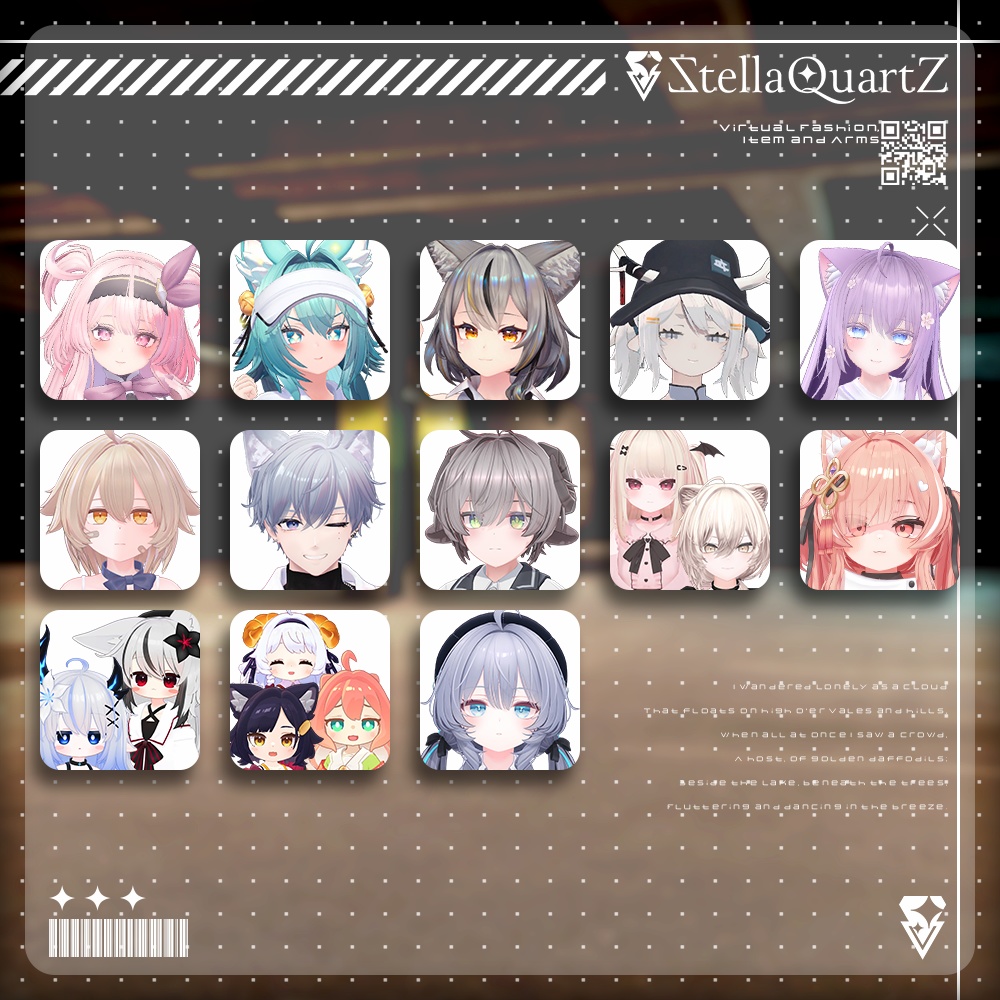 【アバター向け衣装3Dモデル】BRISK Street Style -ブリスクストリートスタイル-【スキニーパンツ&パーカー】