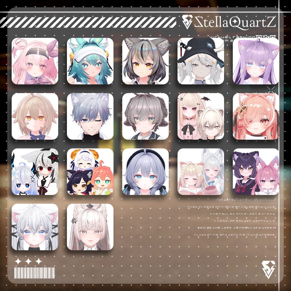 【アバター向け衣装3Dモデル】BRISK Street Style -ブリスクストリートスタイル-【スキニーパンツ&パーカー】