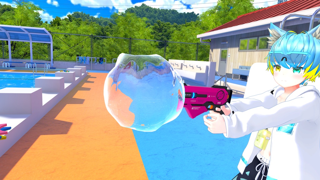 【ギミック付き3Dモデル】SPLASHFEVER_HB14-スプラッシュフィーバーHB14-【水鉄砲】