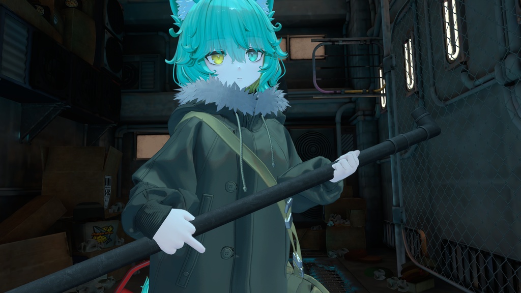 【ギミック付き3Dモデル】Melee item Set01【近接アイテムセット】