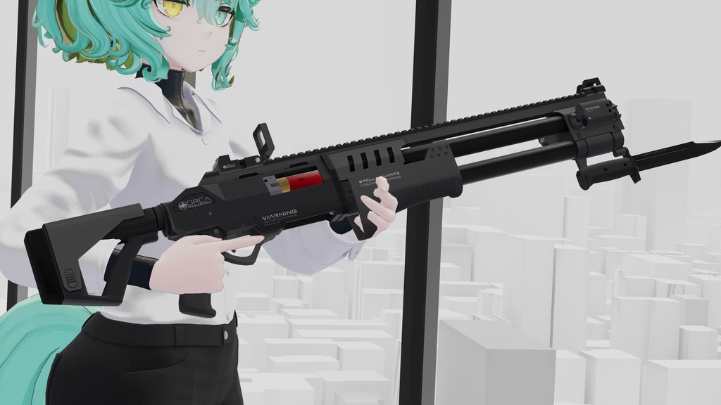 【ギミック付き3Dモデル】HOUNDROAR-ハウンドロア-【ポンプアクションショットガン】