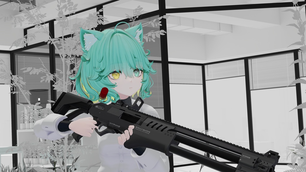 【ギミック付き3Dモデル】HOUNDROAR-ハウンドロア-【ポンプアクションショットガン】