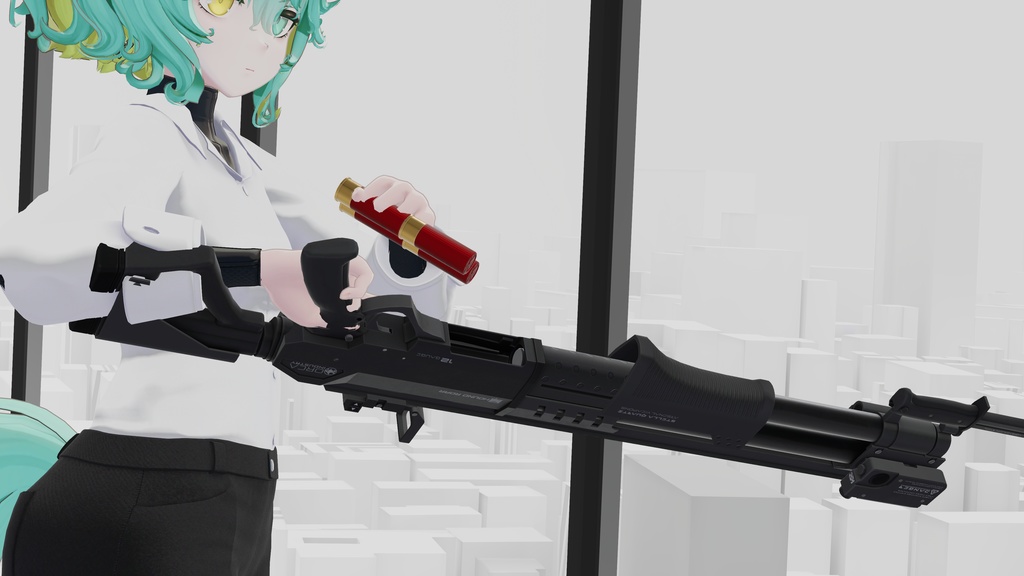 【ギミック付き3Dモデル】HOUNDROAR-ハウンドロア-【ポンプアクションショットガン】