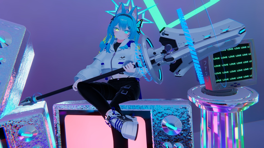 【ギミック付き3Dモデル】LuminouStorm-ルミナストーム-【サイバースタッフ】