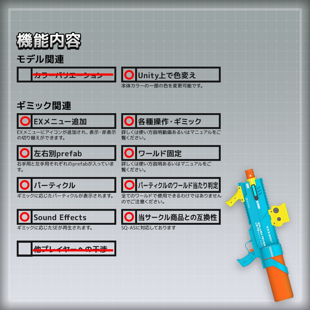 【7/4-7/6の間50%OFFSELE中!】【ギミック付き3Dモデル】SPLASHFEVER_LB75-スプラッシュフィーバーLB75-【水鉄砲】