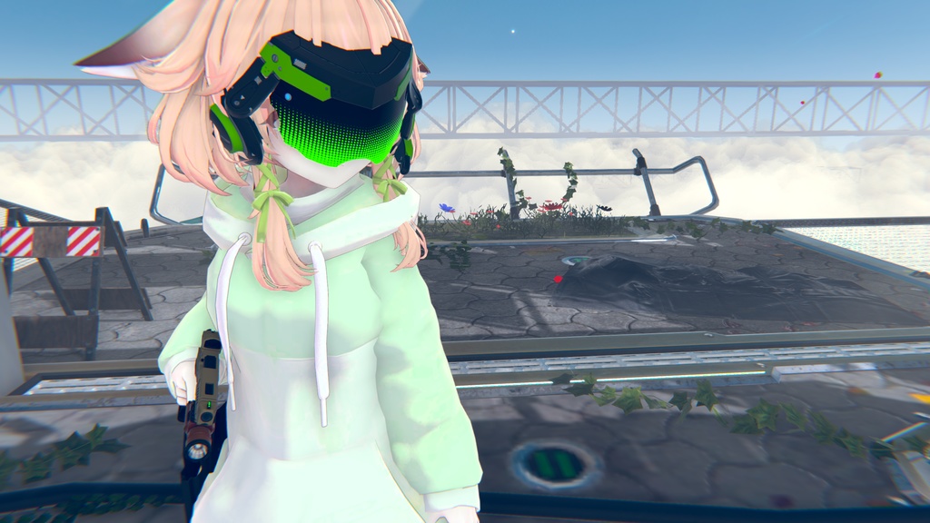 【ギミック付き3Dモデル】MechVisor-メックバイザー-【サイバーバイザー】