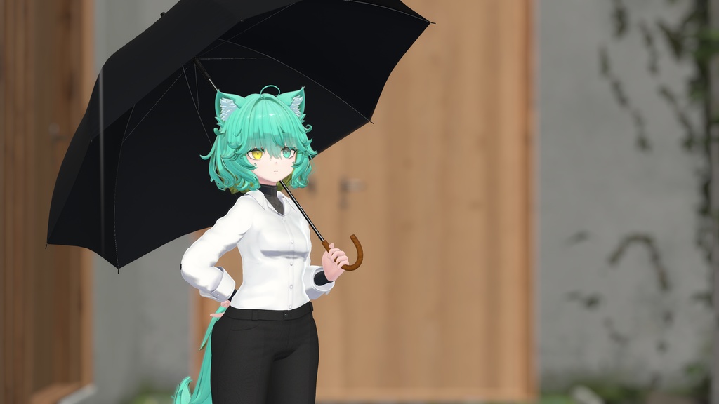 【ギミック付き3Dモデル】SimpleUmbrellaSet【傘セット】