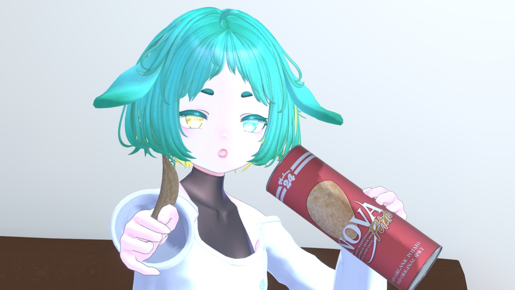 【ギミック付き3Dモデル】NOVA Potato -ノヴァポテト-【無限ポテトチップス】