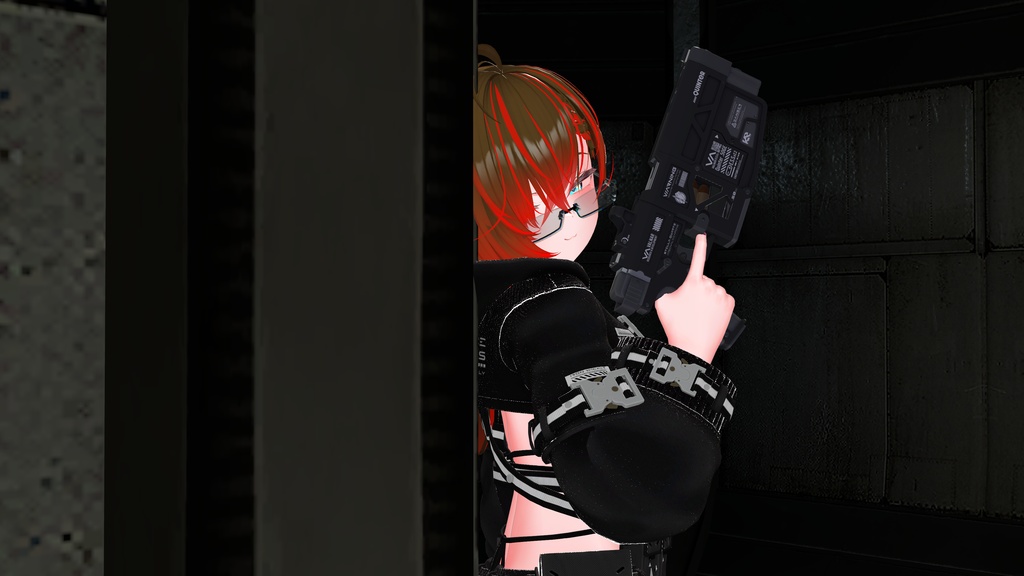 【ギミック付き3Dモデル】Quinter-クインター-【クリップ式大口径ハンドガン】